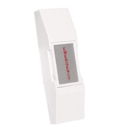 Buton cerere iesire REX aplicabil, din plastic, ND-EB02 Iesire contact: NO/NC, tensiune 12V, 300 mA, auto reset, culoare alba Ic