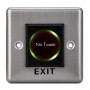 Buton de iesire cu infrarosu, incastrabil, ND-EB15-2Iesire contact:NO/NC Icon: No Touch LED stare Bi-color: albastru- verde Dist