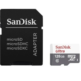 Card de Memorie MicroSDXC SanDisk , 128GB, Adaptor SD, Class 10