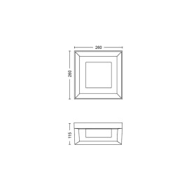 Aplica LED RGB pentru exterior Philips Hue Econic, 15W (79W), 1150 ...